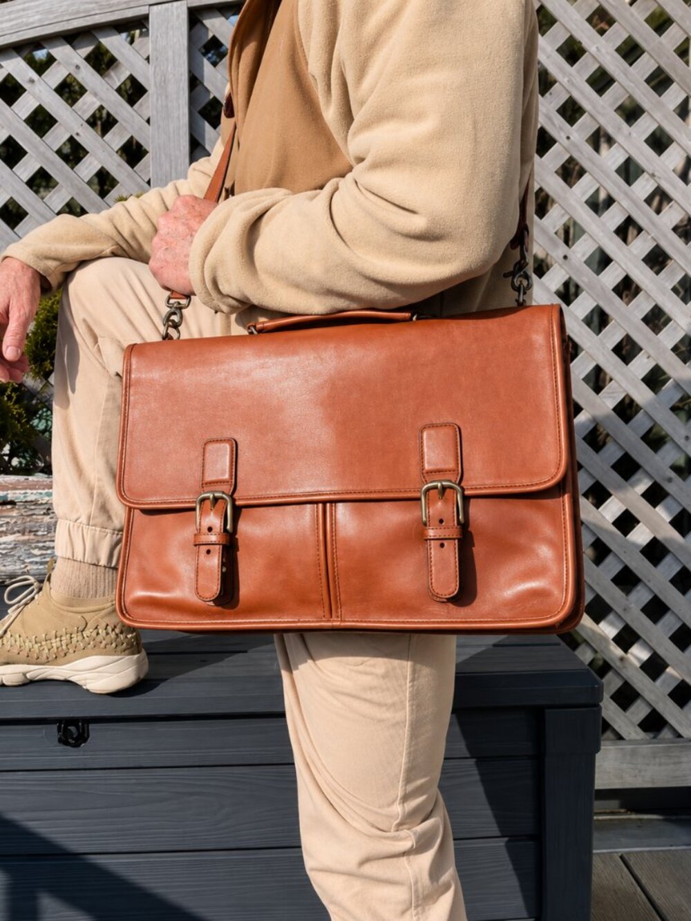 Vintage Coach Trader Brief Case, USA - Picture 16 of 16